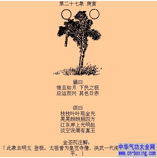 推背：甲申-癸巳（第21-30象）