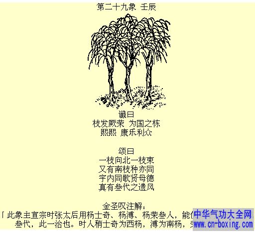 推背：甲申-癸巳（第21-30象）