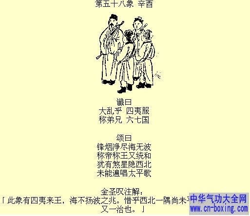 推背第51-60象